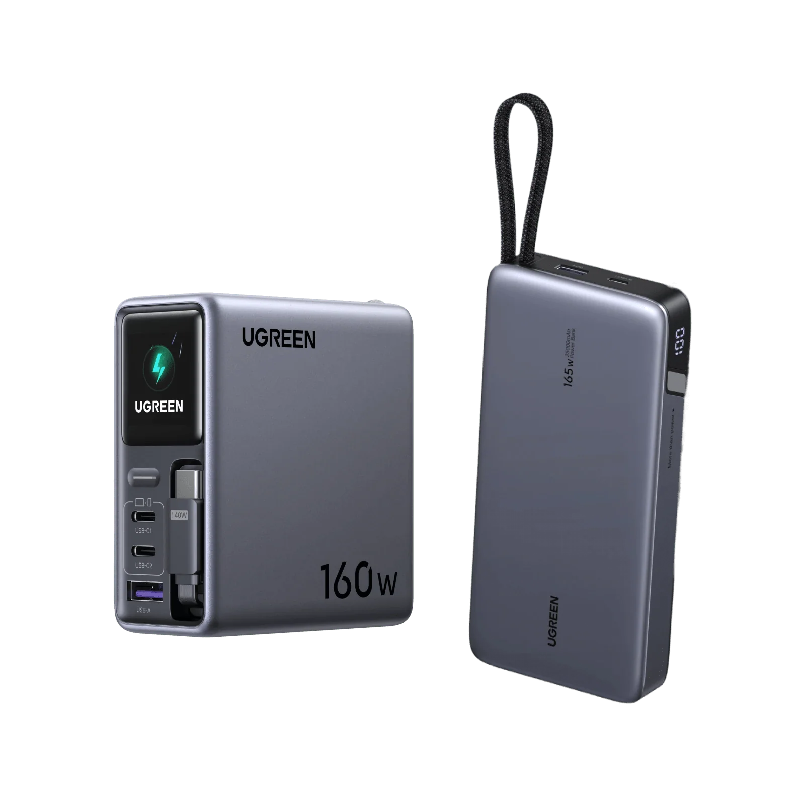 UGREEN 160W Charger + 165W Power Bank Bundle