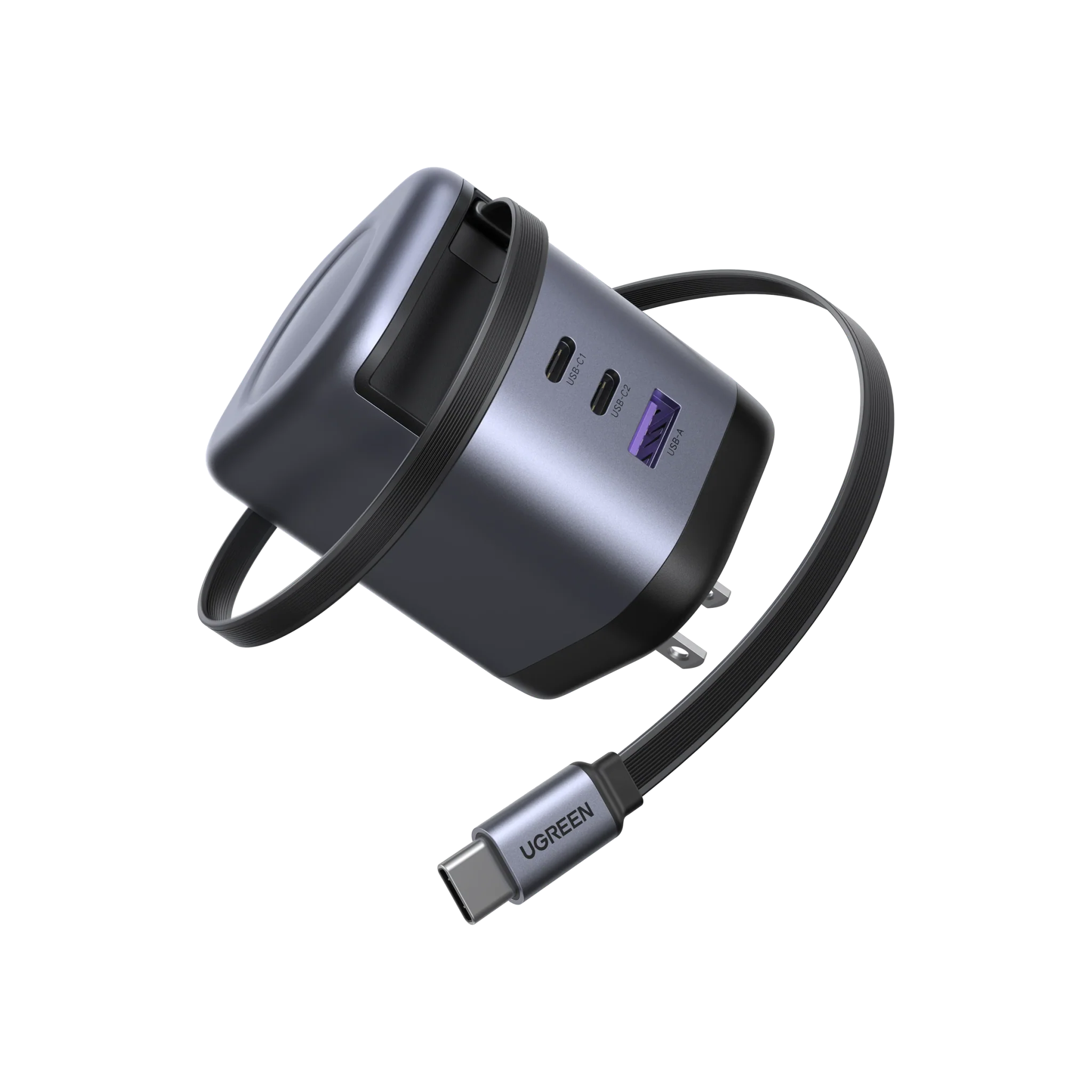 UGREEN Nexode 100W 충전기 (USB-C 케이블 일체형)