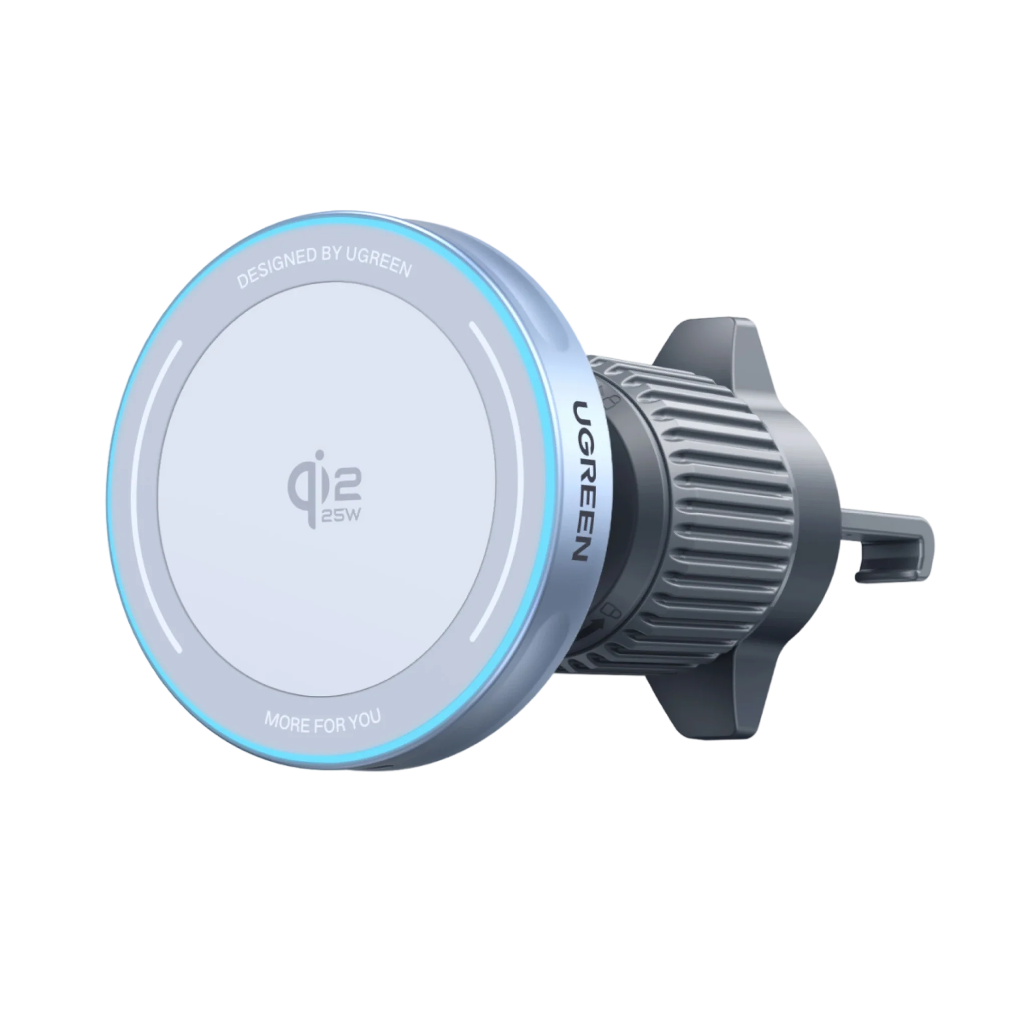 UGREEN MagFlow Magnetisk Trådløs Biloplader 25W (MagSafe-kompatibel)