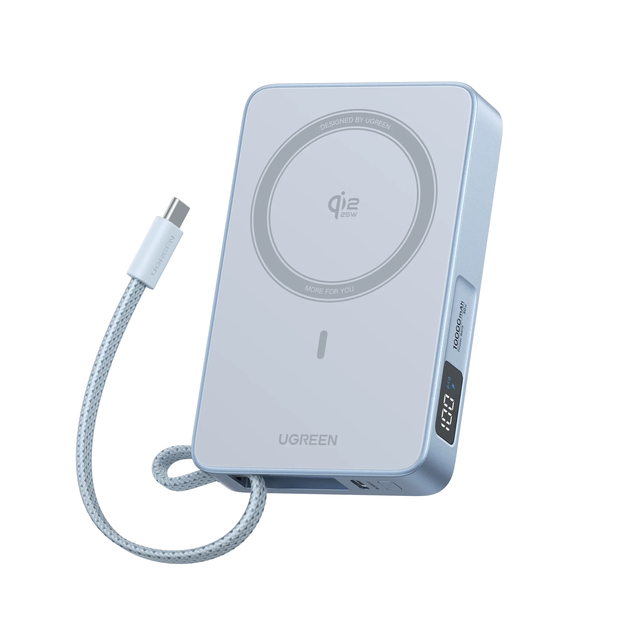 UGREEN MagFlow 자기 무선 보조배터리 10000mAh Qi2 25W