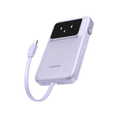 UGREEN Uno Power Bank 10000mAh 30W mit integriertem Kabel