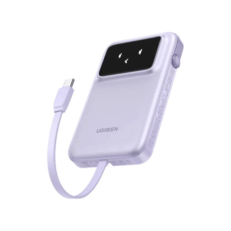UGREEN Uno Power Bank 10000mAh 30W with Built-in Cable