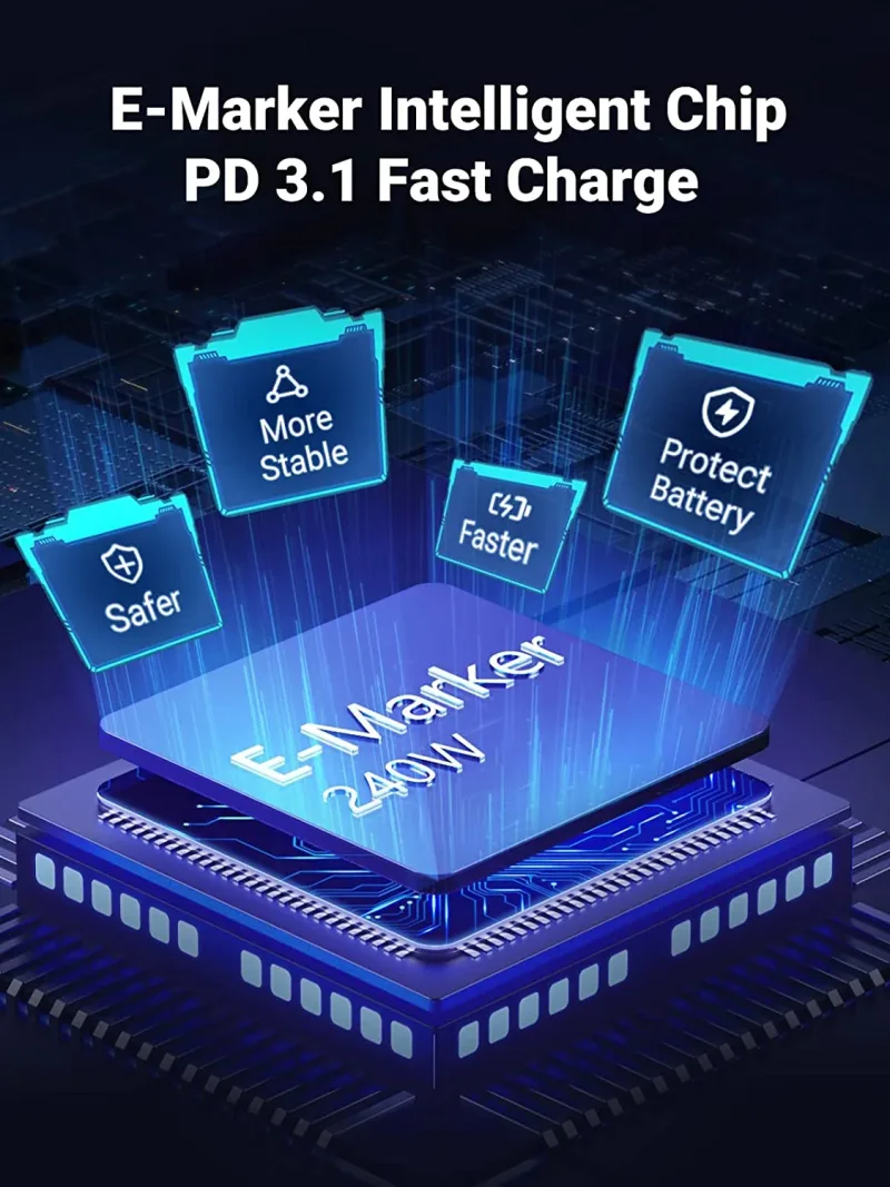 Cable USB C a USB C UGREEN 240W PD3.1