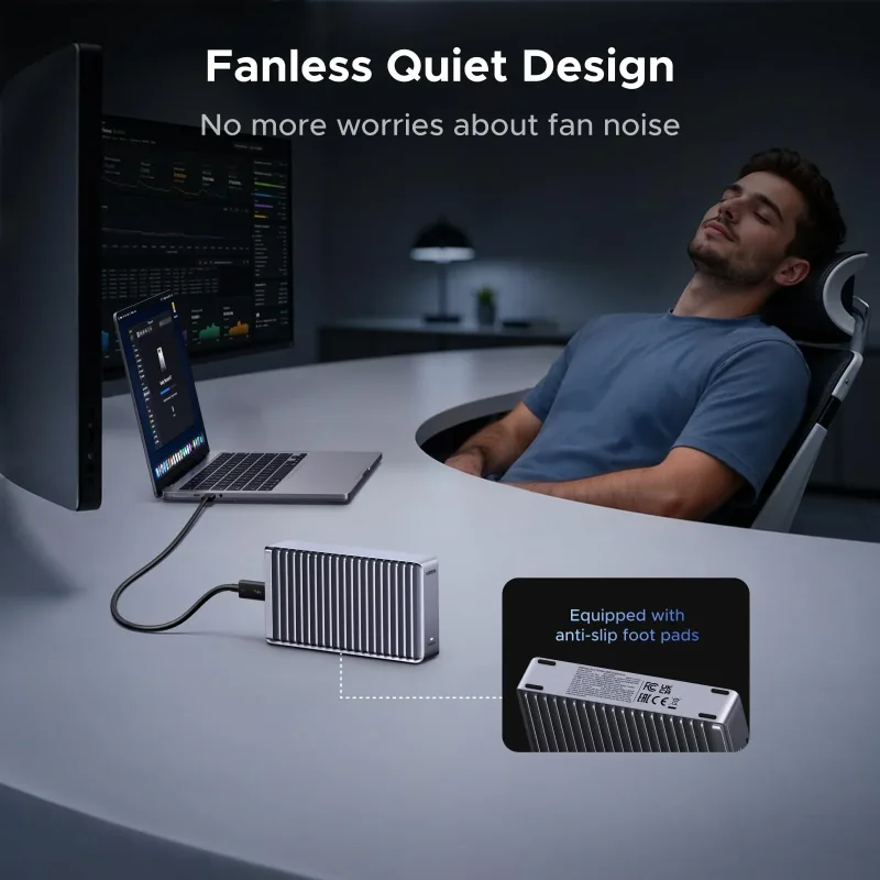 UGREEN 80Gbps Thunderbolt 5 M.2 NVMe SSD-behuizing