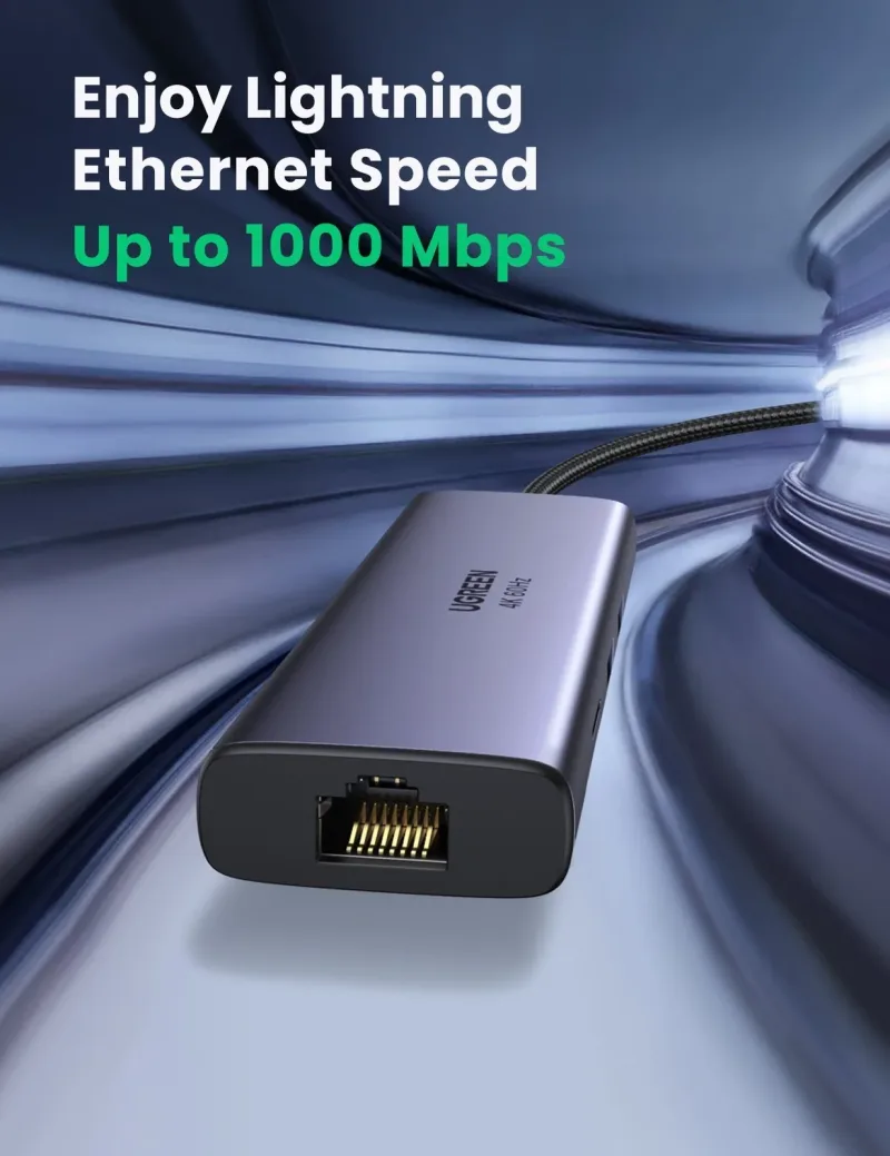 UGREEN 7-i-1 USB-C-hubb med 4K HDMI