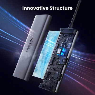 UGREEN Revodok 206 Hub USB-C 6 em 1