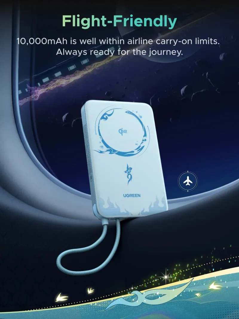 UGREEN x Honkai: Star Rail 10.000mAh 30W Magnetisk Powerbank