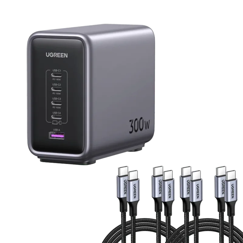 UGREEN Nexode 300W 5포트 데스크톱 충전기