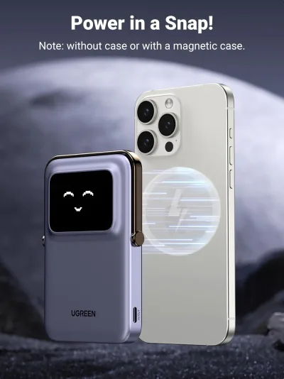 UGREEN Uno Batería externa inalámbrica magnética 5000mAh Qi 7,5W