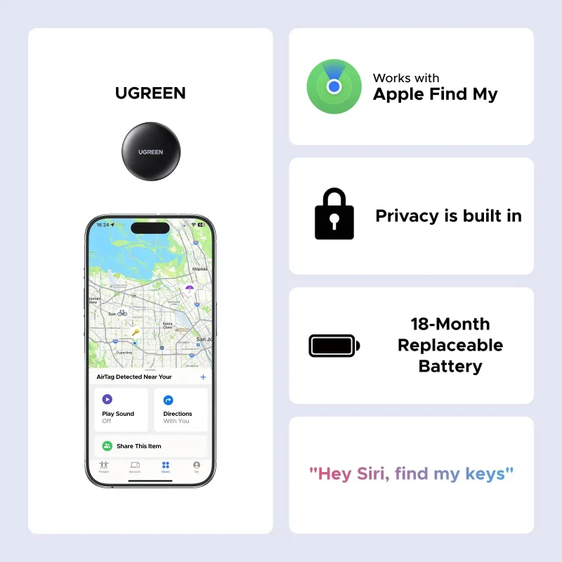 UGREEN FineTrack Mini 스마트 파인더 (2팩)