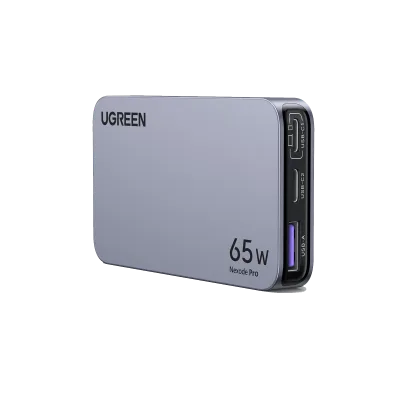UGREEN Nexode Pro 65W 3-ports ultraslim laddare