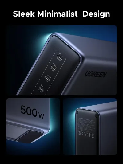 UGREEN 500W Desktop Charger + 240W USB-C-kabel