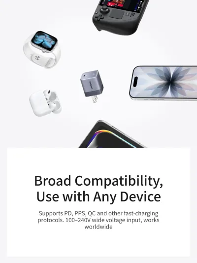 UGREEN Nexode Air USB-C Charger (45W, GaN, Foldable Plug)