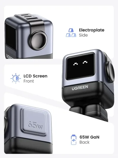 UGREEN Uno Charger 65W Bundle (Black)
