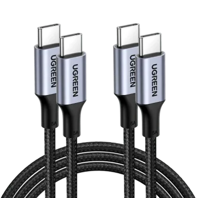 UGREEN USB C to USB C 100W Fast Cable 2 Pack