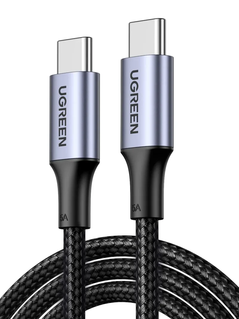 Carregador retrátil UGREEN 160W + cabo 100W, embalagem de 2 unidades