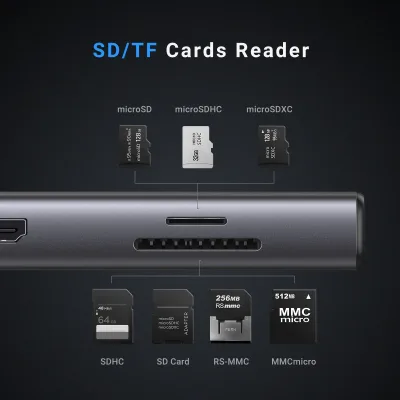 Hub USB-C 9 w 1 UGREEN Revodok Pro