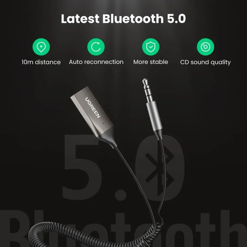 UGREEN Aux–Bluetooth 5.0 -adapteri