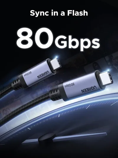 Câble UGREEN USB4 Gen4 240W USB-C vers USB-C