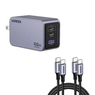 UGREEN Nexode Pro 100W 3 埠充電器