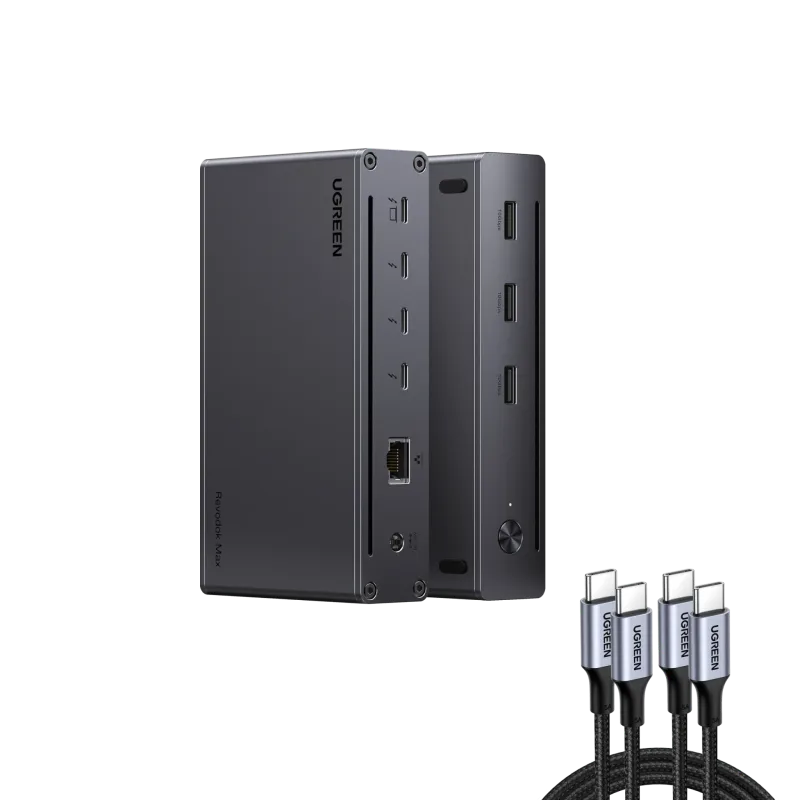 8-i-1 Thunderbolt-dockningsstation + USB-C-kabel