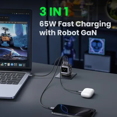 UGREEN Uno 65W 3-Port Charger