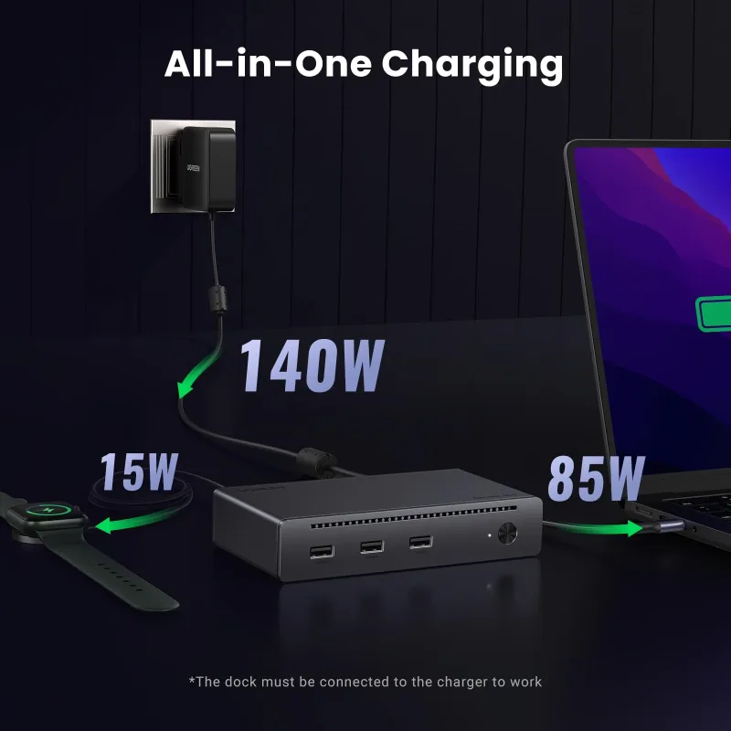UGREEN Revodok Max 8-in-1 Stacja dokująca Thunderbolt 4