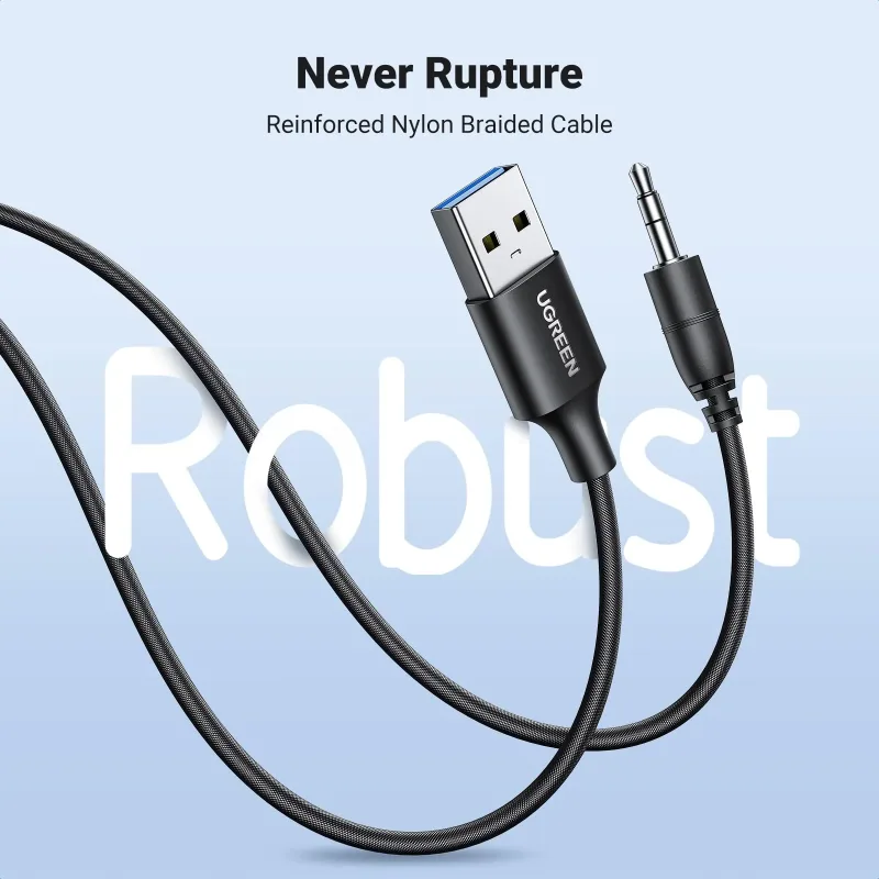 UGREEN Aux Bluetooth 5.4-adapter for bil (2024, nyeste)