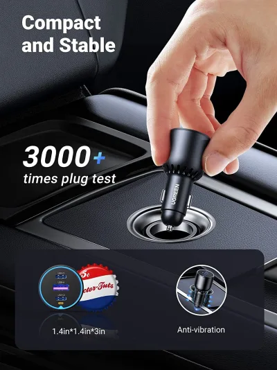 Cargador de coche UGREEN USB-C de 130W