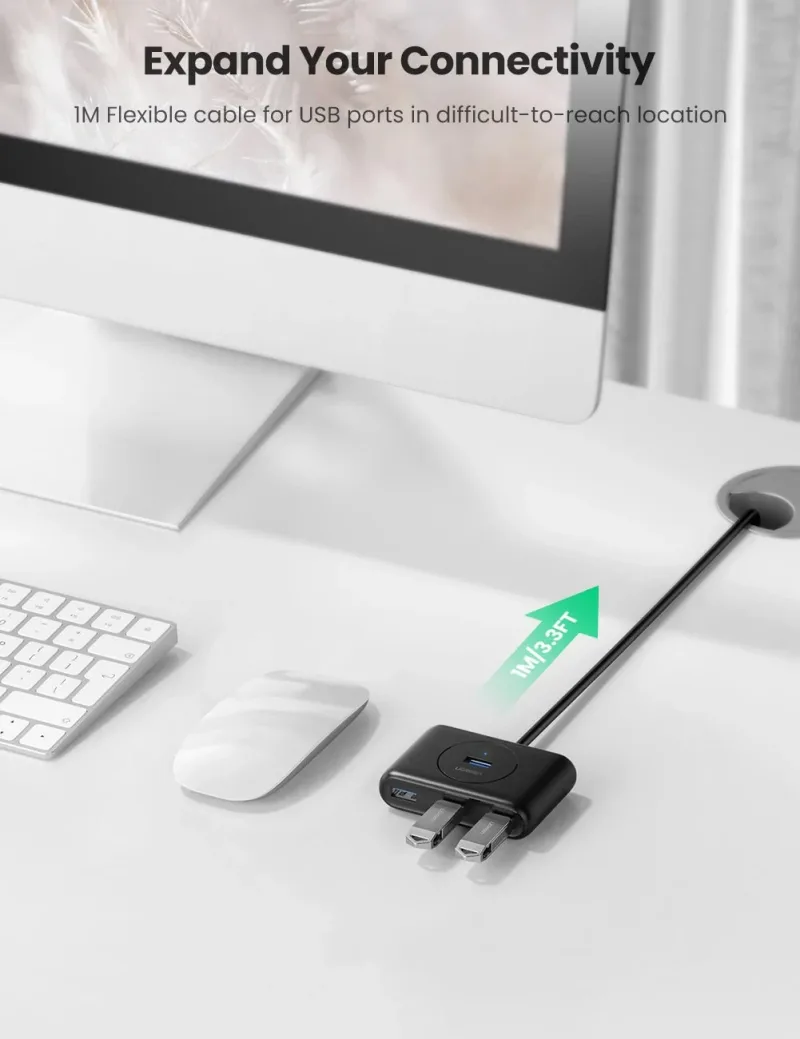 UGREEN Hub dati USB 3.0 4-in-1
