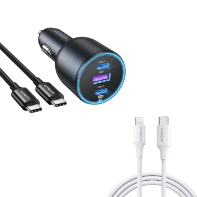 Cargador de coche UGREEN USB-C de 130W