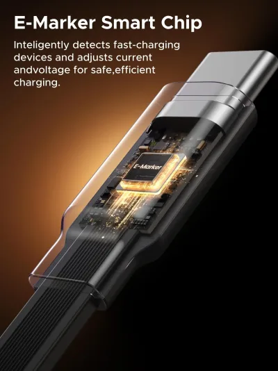 UGREEN Nexode 伸縮 USB-C 充電線 100W