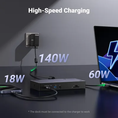 Estação de acoplamento UGREEN Revodok Max 13-em-1 Thunderbolt 4