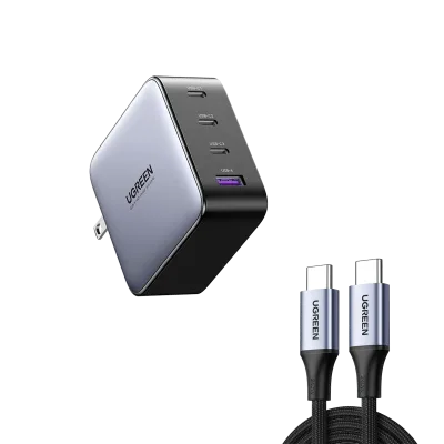(Zestaw) Ładowarka Nexode 100W + kabel USB-C 100W 2 szt.
