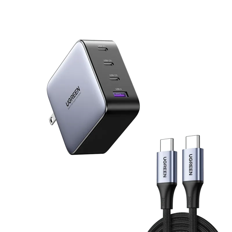 (Zestaw) Ładowarka Nexode 100W + kabel USB-C 100W 2 szt.