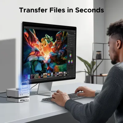 Station d'accueil UGREEN 11-en-1 pour Mac mini avec extension SSD