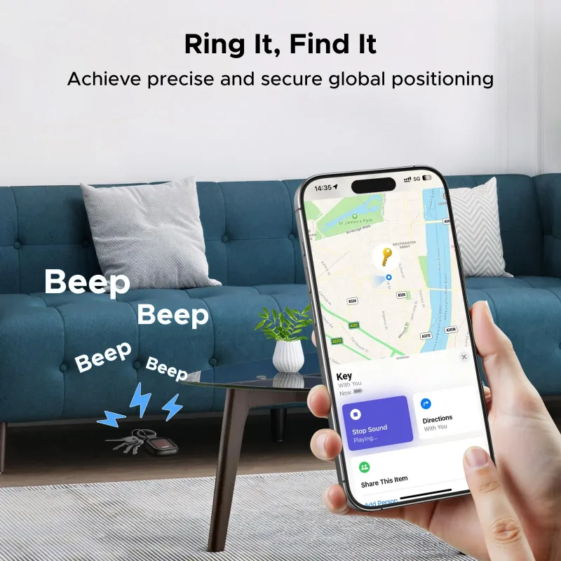 UGREEN Smart Finder Pro 태양광 충전