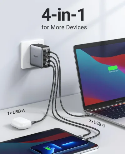 (Zestaw) Ładowarka Nexode 100W + kabel USB-C 100W 2 szt.