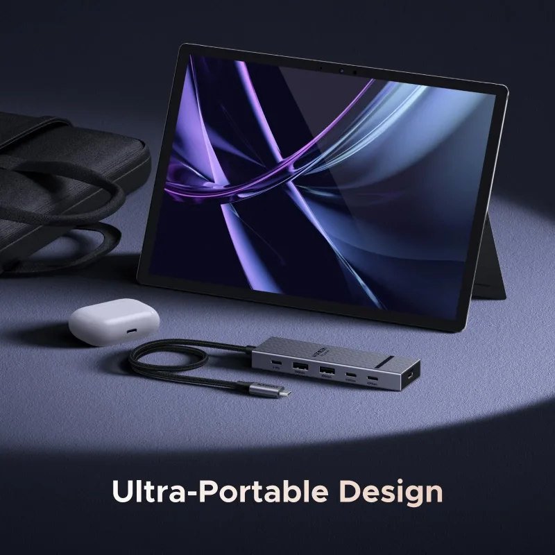 UGREEN Revodok Hub USB-C 6 en 1 | HDMI 4K y carga de 100 W