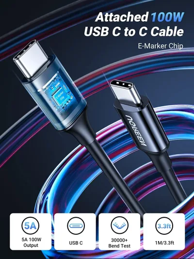 Cargador de coche UGREEN USB-C de 130W