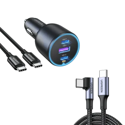 Cargador de coche UGREEN USB-C de 130W