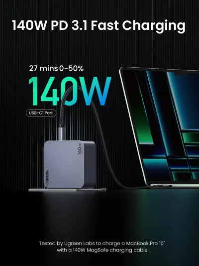 UGREEN Nexode Pro ładowarka 160W 4-portowa