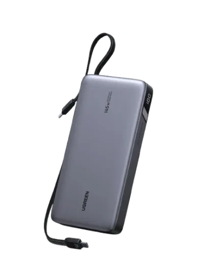 UGREEN Nexode Power Bank 25000mAh 165W with Built-in Cables