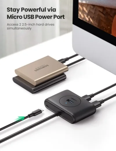 UGREEN Hub dati USB 3.0 4-in-1