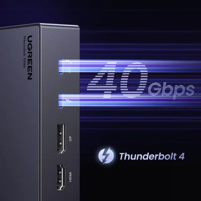 Estação de acoplamento UGREEN Revodok Max 13-em-1 Thunderbolt 4