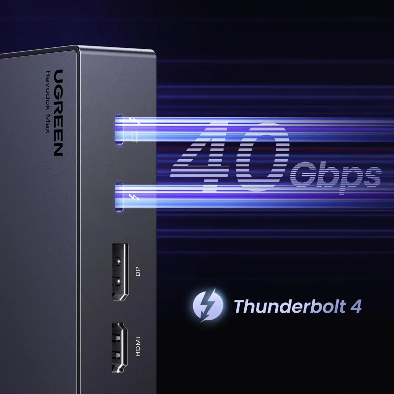 Estação de acoplamento UGREEN Revodok Max 13-em-1 Thunderbolt 4