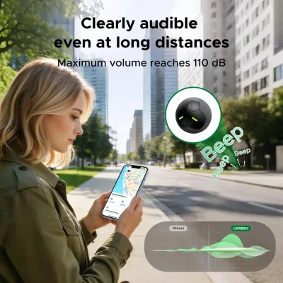 Bola de Futebol UGREEN Rastreador Bluetooth para Apple Find My