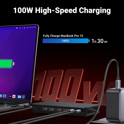 Station d'accueil UGREEN Revodok Pro 9-en-1 4K Multi-Écran