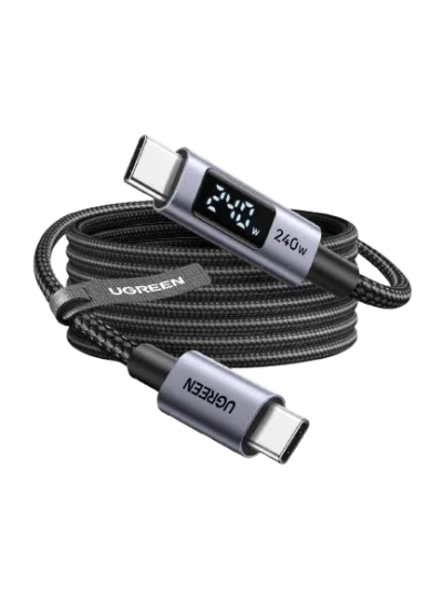 Câble USB-C UGREEN (240W, écran numérique, 480Mbps)