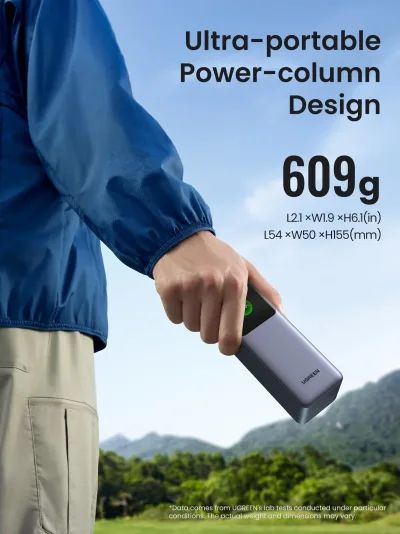 Power Bank UGREEN 25000mAh e Carregador Nexode Air 65W